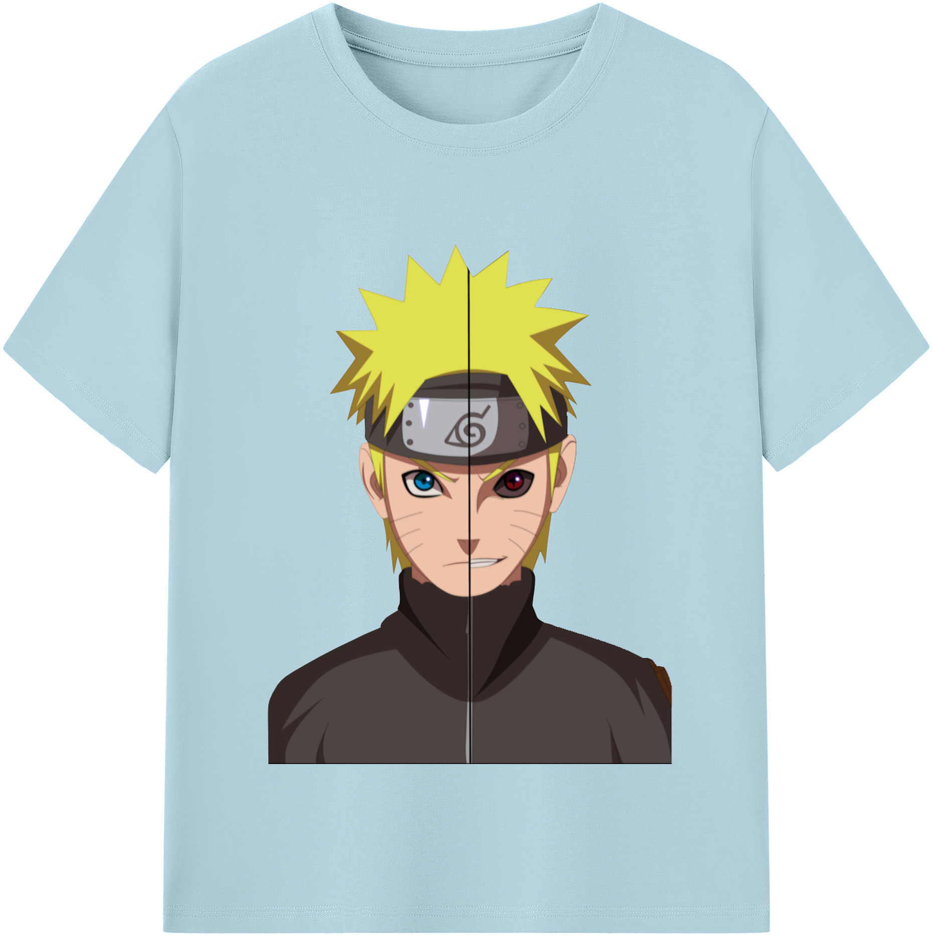（画像用） NARUTO -ナルト- うずまき ナルト Uzumaki Naruto 綿100％半袖Tシャツ（フロントプリント）
